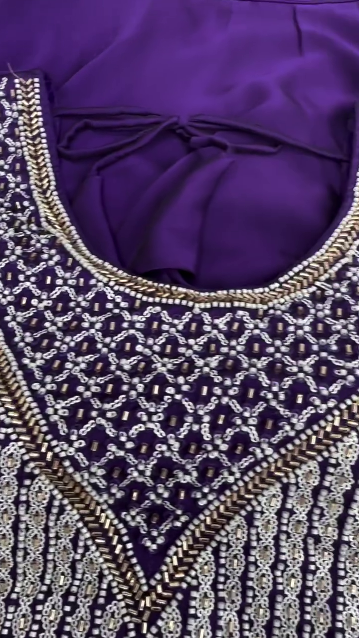 Orange Silk Zari Sequence Embroidery Work Semi Sttiched Lehenga Choli For Women's. - Image 6