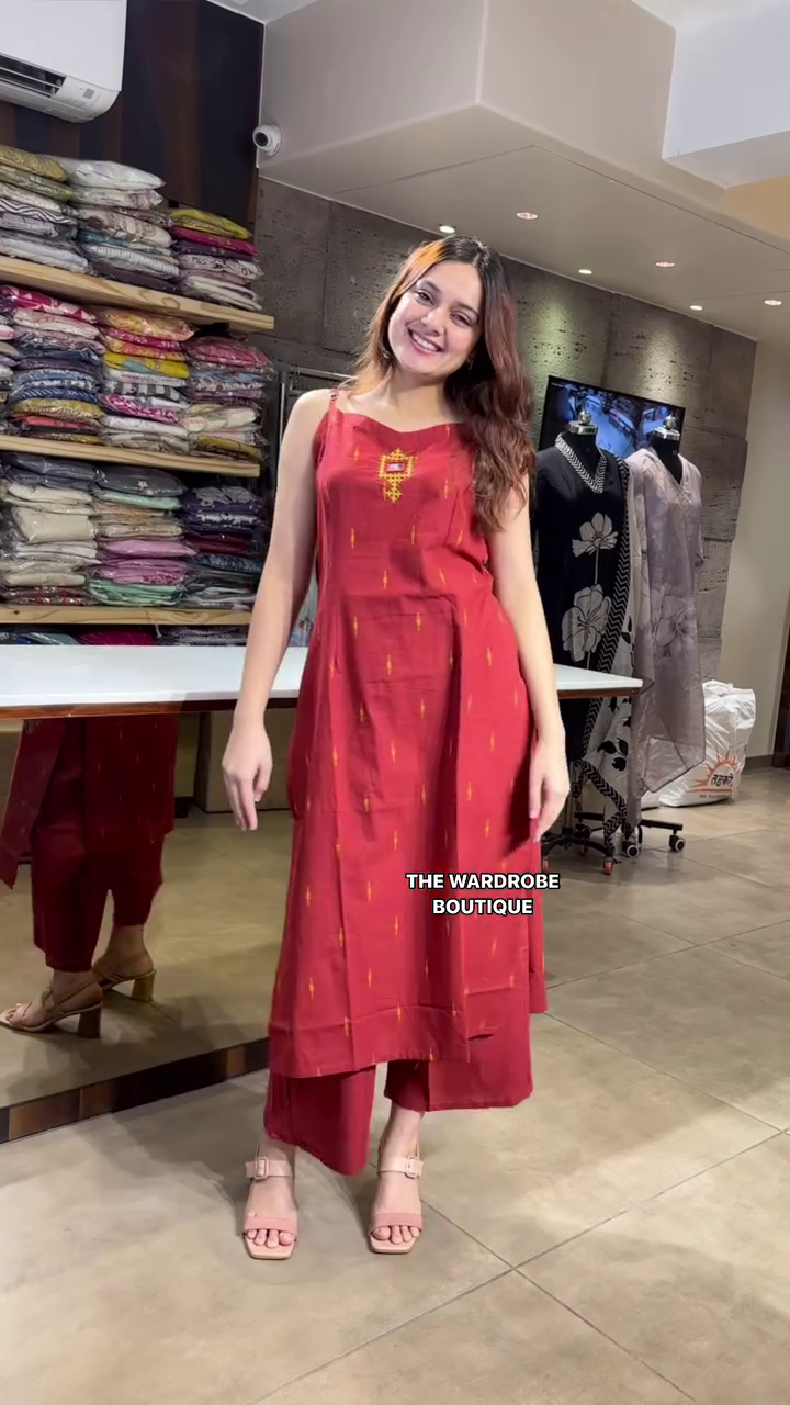 Light Grey Lurex Halter Kurta Palazzo Set - Image 8