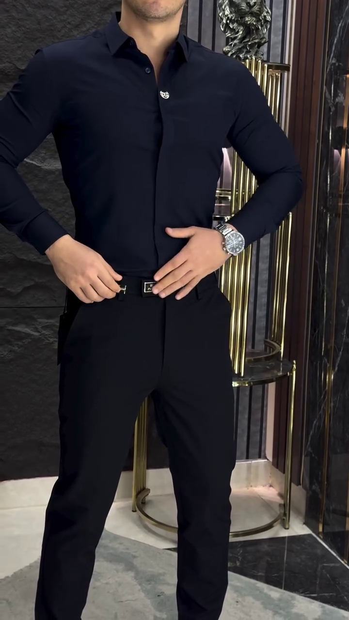 Men's Slim Fit Casual Shirt - Image 4