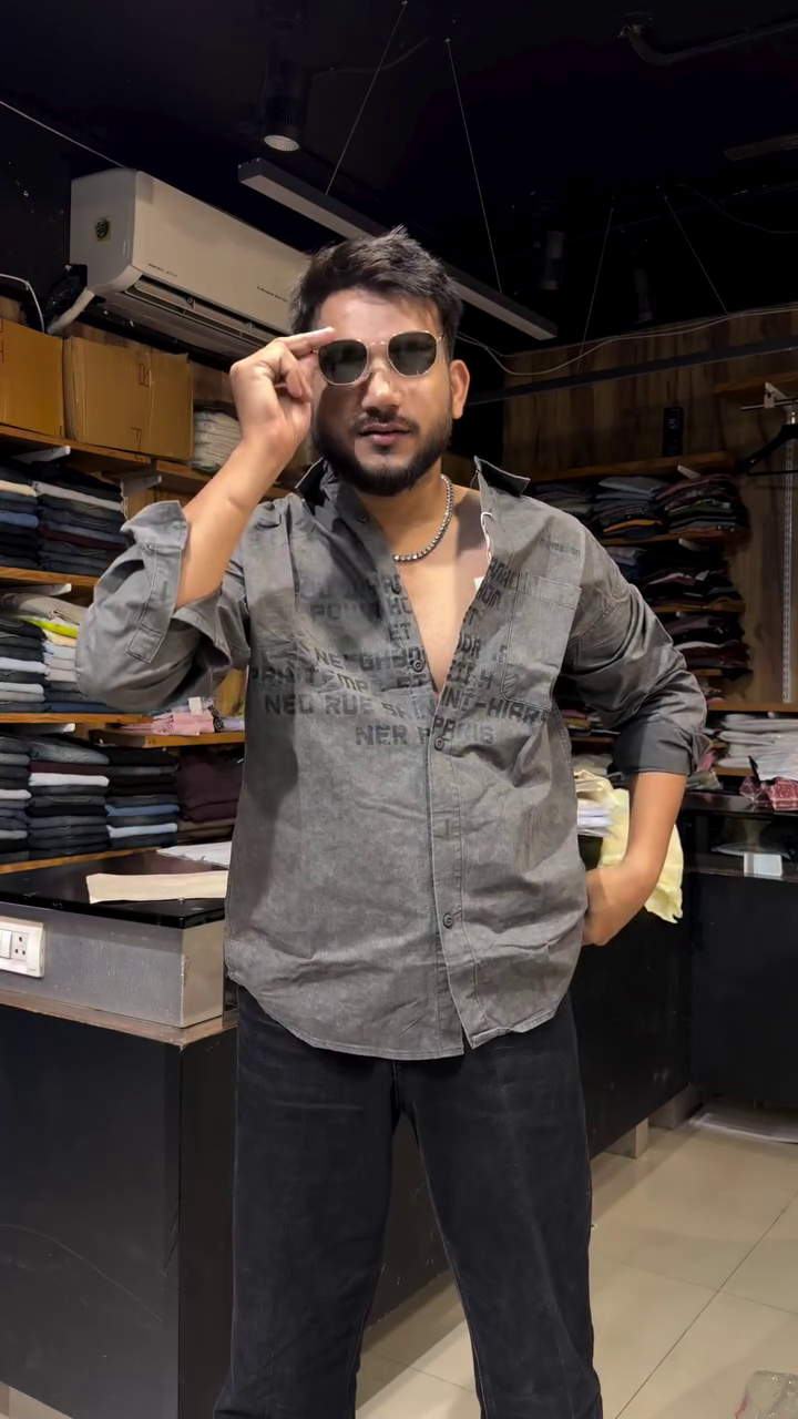Men Printed Slim Fit Casual Shirt