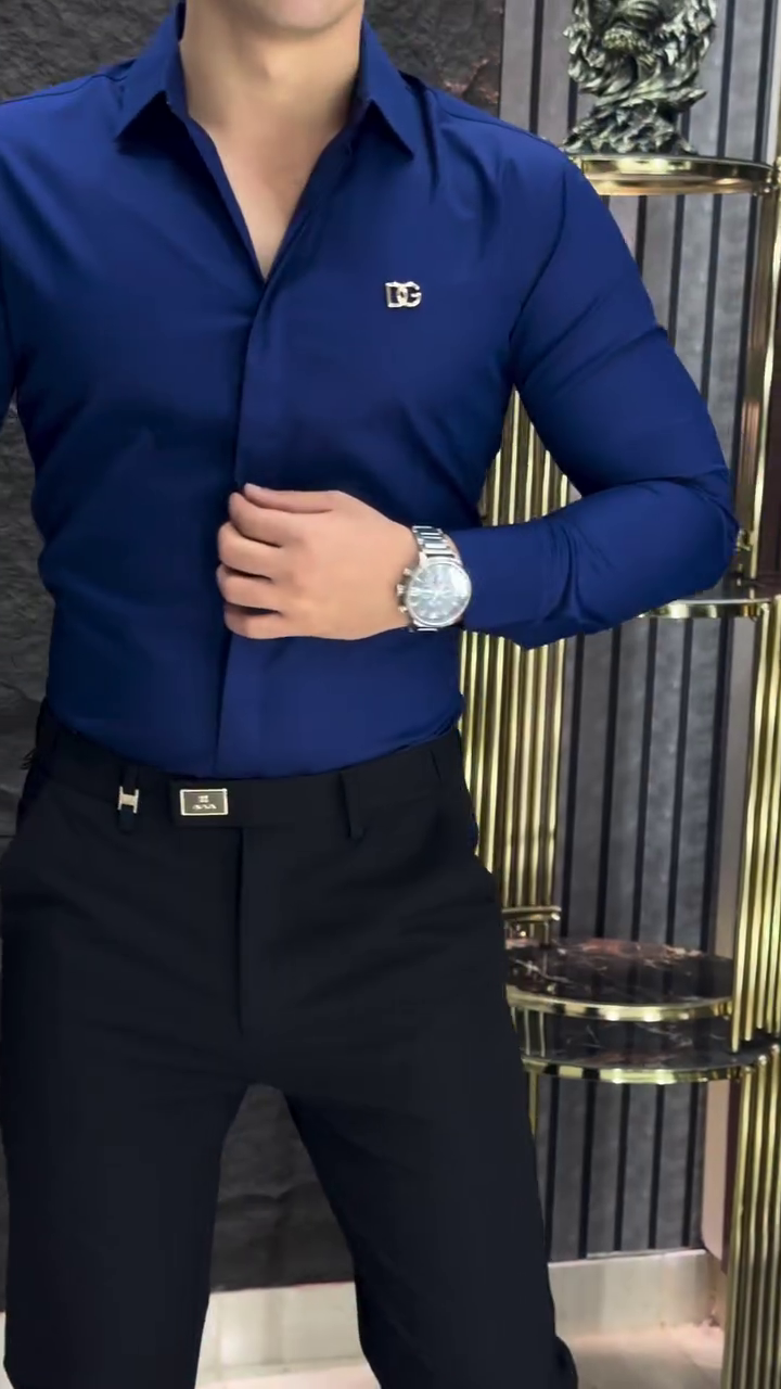 Men Polyester Casual Shirts - Image 5
