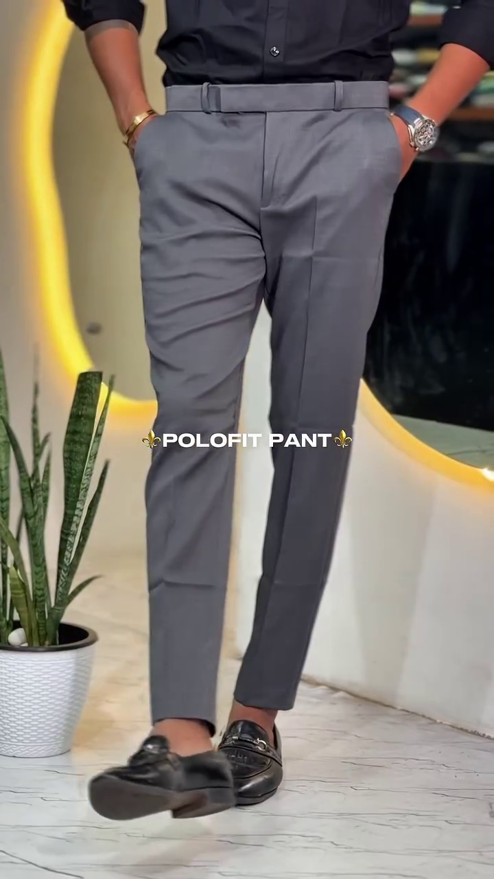 Men Tailored Regular Fit Mid-Rise Formal Trousers - Image 7