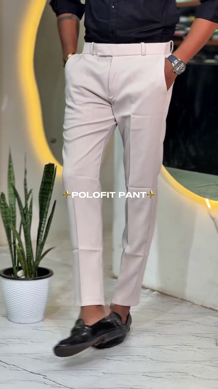 Men Tailored Regular Fit Mid-Rise Formal Trousers - Image 5