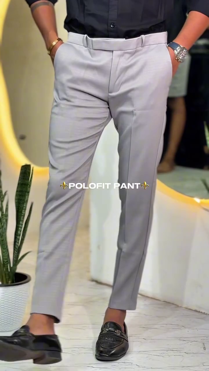Men Tailored Regular Fit Mid-Rise Formal Trousers - Image 3